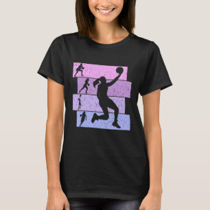 Basketball Mädchen Frauen Kinder T-Shirt