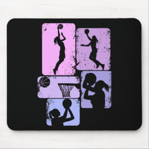 Basketball Mädchen Mädchen Mädchen Kinder Mousepad
