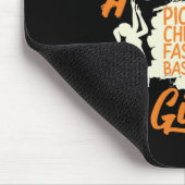 Basketball-Mädchen wie ich beim Dribbling Mousepad (Ecke)