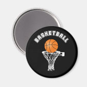 Basketball Magnet (Vorderseite/Rückseite)