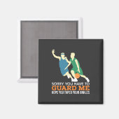 Basketball Magnet (Vorderseite/Rückseite)