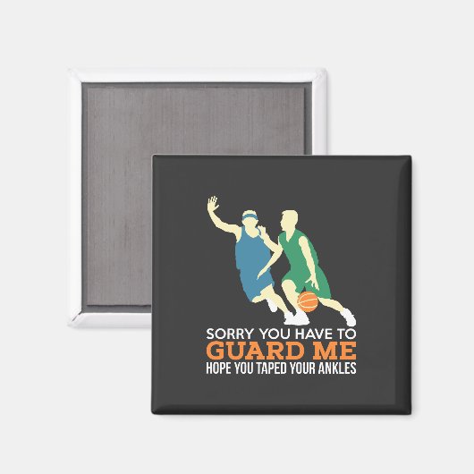 Basketball Magnet (Vorderseite/Rückseite)