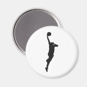 Basketball Magnet (Vorderseite/Rückseite)