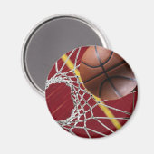 Basketball Magnet (Vorderseite/Rückseite)