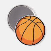 Basketball Magnet (Vorderseite/Rückseite)