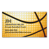 Basketball Magnetische Visitenkarte (Vorderseite)