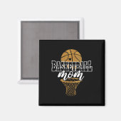 Basketball Mama 1 Magnet (Vorderseite/Rückseite)