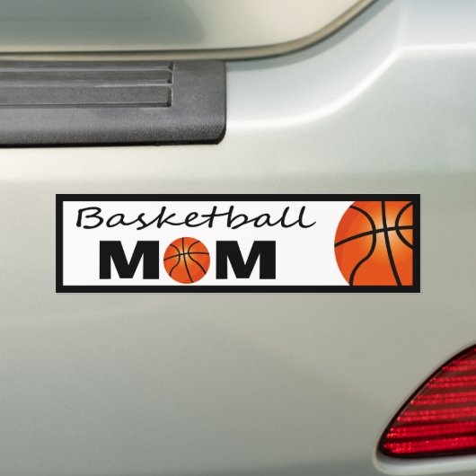 Basketball Mama Autoaufkleber (Auf Auto)