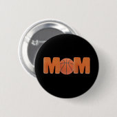 Basketball-Mama Button (Vorne & Hinten)