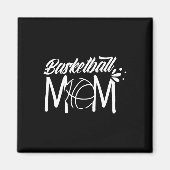 Basketball Mama Coach Team Spieler Match Mutter Mo Magnet (Vorne)