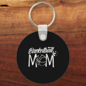 Basketball Mama Coach Team Spieler Match Mutter Mo Schlüsselanhänger (Vorderseite)