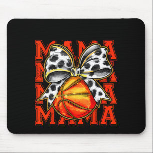 Basketball-Mama-Coquette-Bogen-Spiel-Illustration Mousepad