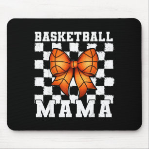 Basketball Mama Coquette Bow Spieltag Lustig Srts Mousepad