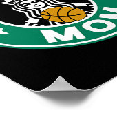 Basketball-Mama für die weibliche Mutter der Spiel Poster (Ecke)