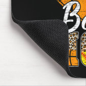 Basketball Mama Herzstück Softball Mama Leopard Mu Mousepad (Ecke)