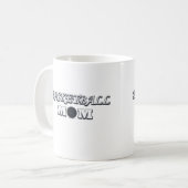 Basketball-Mama Kaffeetasse (Vorderseite Links)