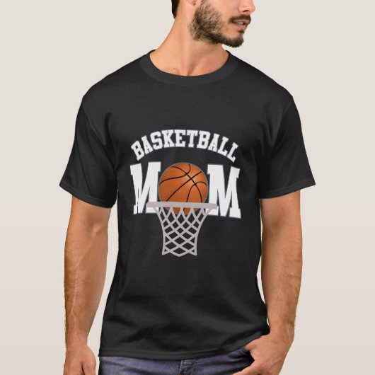 Basketball Mama Langschläfer Shirt (Vorderseite)