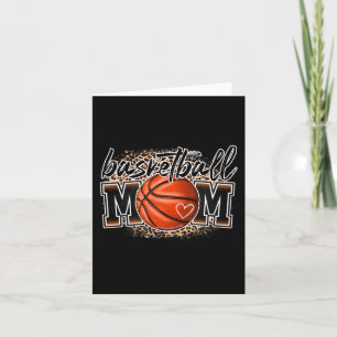 Basketball-Mama Leopard Basketball Senior-Mama 202 Karte
