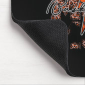 Basketball Mama Leopard Blitzschlag Basketball g Mousepad (Ecke)