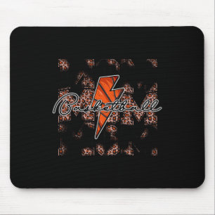 Basketball Mama Leopard Blitzschlag Basketball g Mousepad