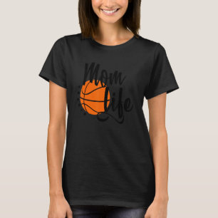 Basketball Mama Leopard für die Muttertagsstunde 1 T-Shirt