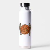 Basketball Mama Leopard Modern Trinkflasche (Links)