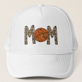 Basketball Mama Leopard Truckerkappe