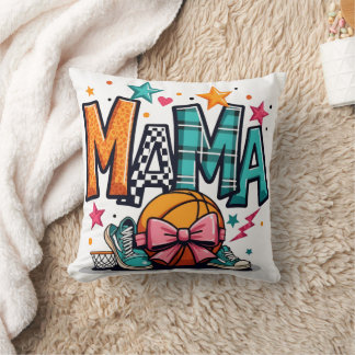 Basketball-Mama-Leoparden-Druck Sportliche Muttert Kissen