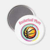 Basketball-Mama-Magnete Magnet (Vorderseite/Rückseite)