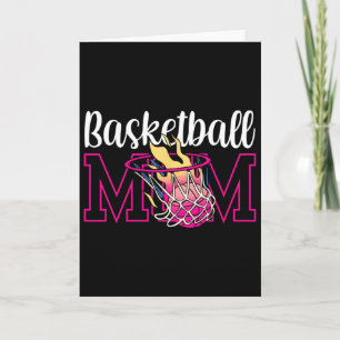 Basketball Mama Mannschaftsspieler Match Coach Mut Karte