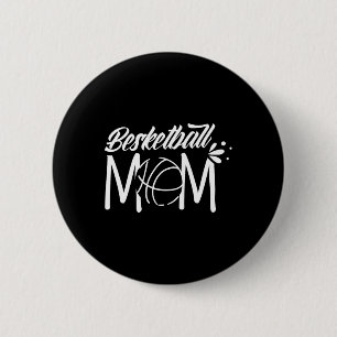 Basketball Mama Match Coach Team Spielerin Mutter Button