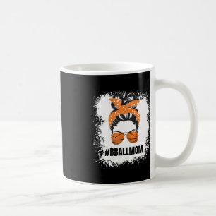 Basketball Mama Messy Bun Proud Mama Bball Basketb Kaffeetasse