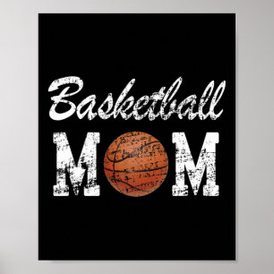 Basketball-Mama Niedliche Neuheit erschüttert Poster