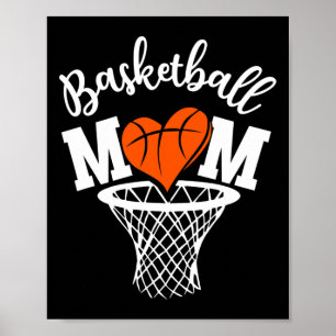 Basketball-Mama Niedliche Neuheit Not leidende Fra Poster