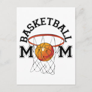 Basketball-Mama Postkarte