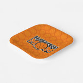 Basketball-Mama-Screwball-Grafik Pappteller (Gewinkelt)