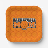 Basketball-Mama-Screwball-Grafik Pappteller (Vorderseite)