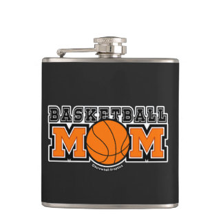 Basketball-Mama-Screwball-Grafiken Flachmann