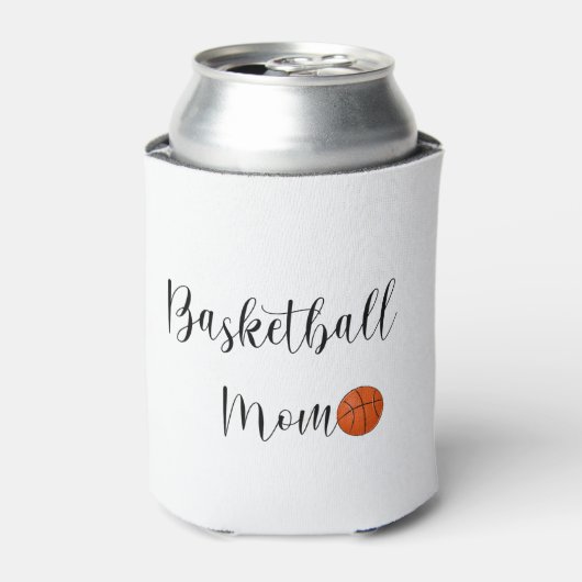 Basketball Mama Script Shirt Niedlich Dosenkühler (Kanne Vorderseite)
