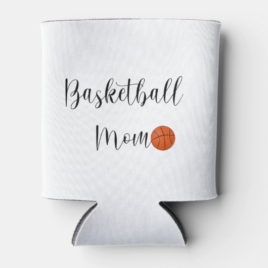 Basketball Mama Script Shirt Niedlich Dosenkühler (Vorderseite)