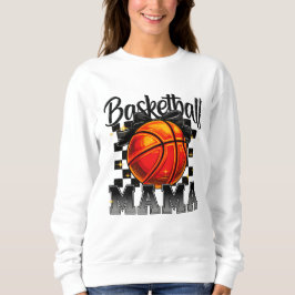 Basketball Mama Shirt mit Bow Graphic - Sportsamml