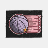 Basketball-Mama - Sport aktiv Fleecedecke (Vorderseite (Horizontal))