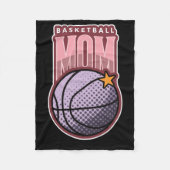 Basketball-Mama - Sport aktiv Fleecedecke (Vorderseite)