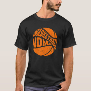 Basketball Mama Sport Design Happy Mütter Tag T-Shirt
