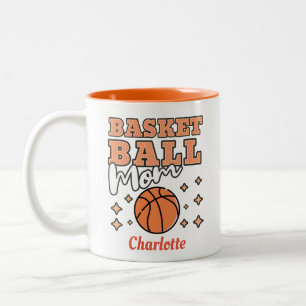 Basketball Mama-Sport-Funny Zweifarbige Tasse