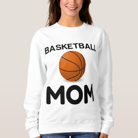 BASKETBALL-MAMA SWEATSHIRT (Vorderseite)