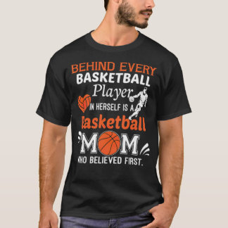 Basketball Mama T Basketballteam Dunkeln T-Shirt