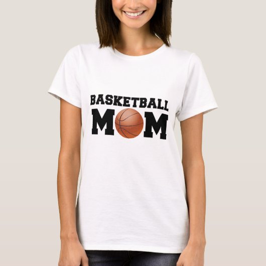 Basketball-Mama T-Shirt (Vorderseite)