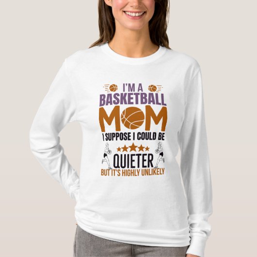 Basketball Mama T - Shirt (Vorderseite)