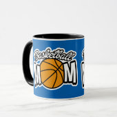 Basketball-Mama-Tasse Tasse (Vorderseite Links)